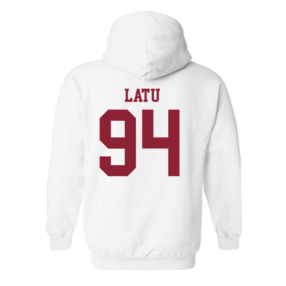 NSU - NCAA Football : Tau Latu - Hooded Sweatshirt-1