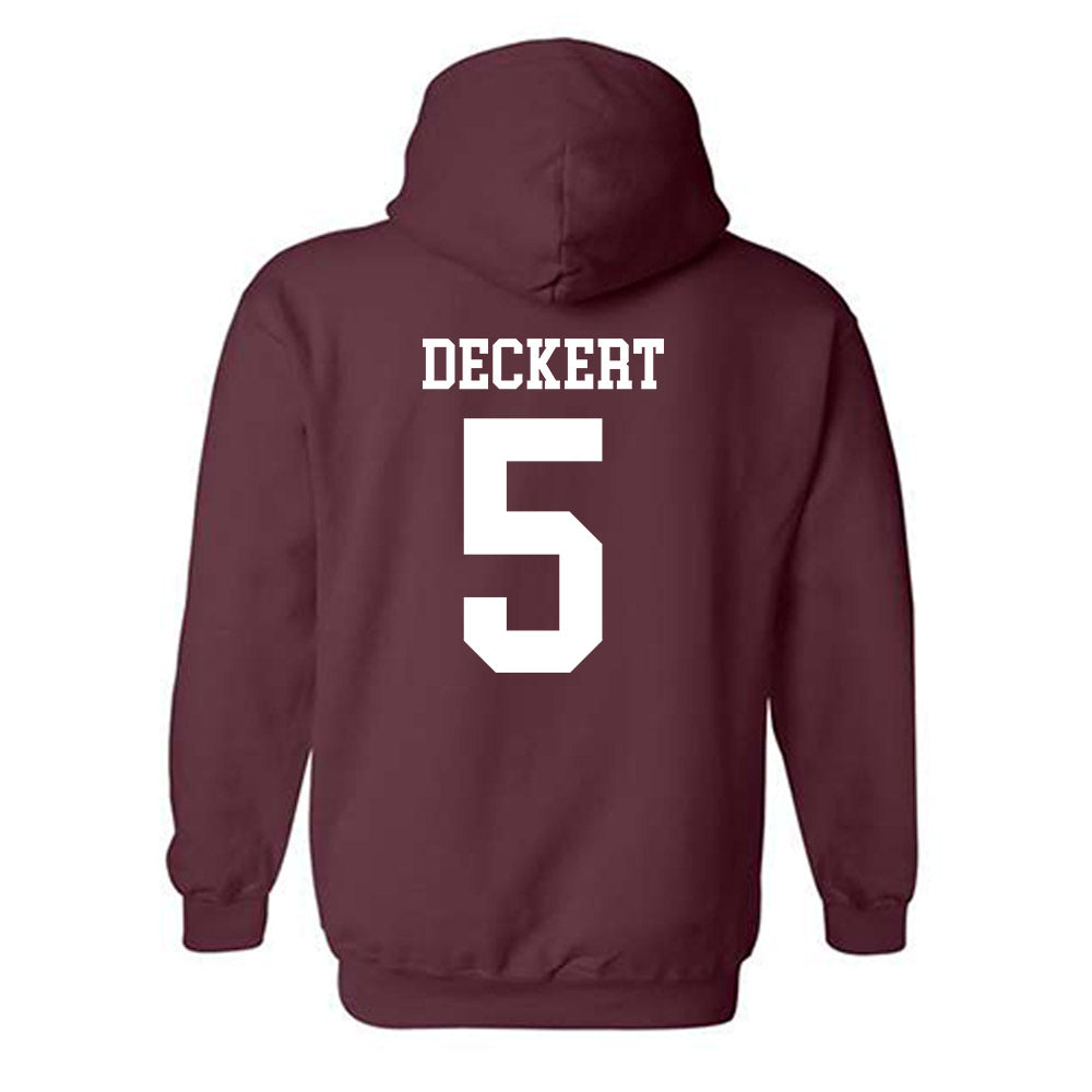 NSU - NCAA Women's Basketball : Kennedi Deckert - Classic Shersey Hooded Sweatshirt-1