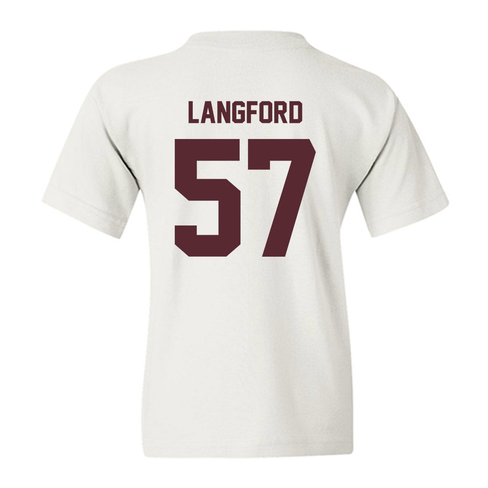 Texas State - NCAA Football : Ian Langford - Youth T-Shirt-1