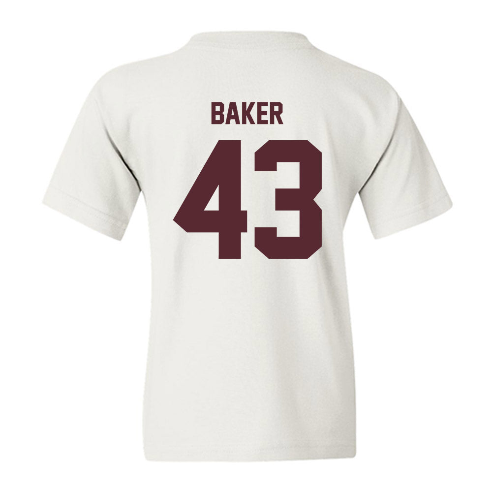 Texas State - NCAA Baseball : Caden Baker - Youth T-Shirt-1