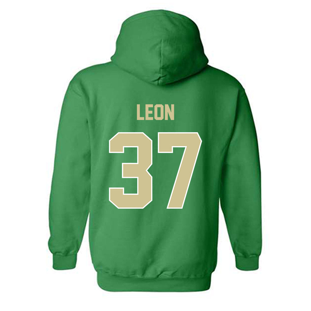USF - NCAA Football : Chase Leon - Sports Shersey Hooded Sweatshirt-1