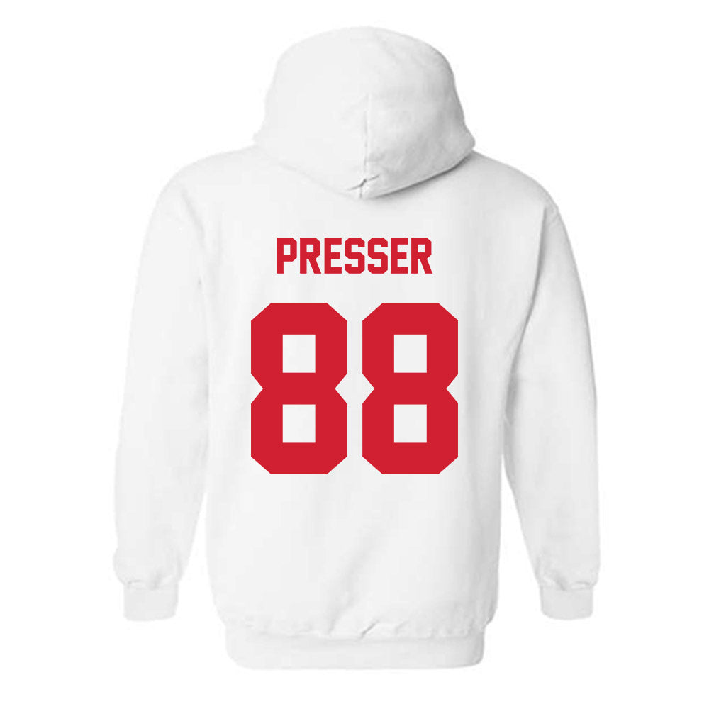 Arkansas State - NCAA Football : Calen Presser - Classic Shersey Hooded Sweatshirt-1