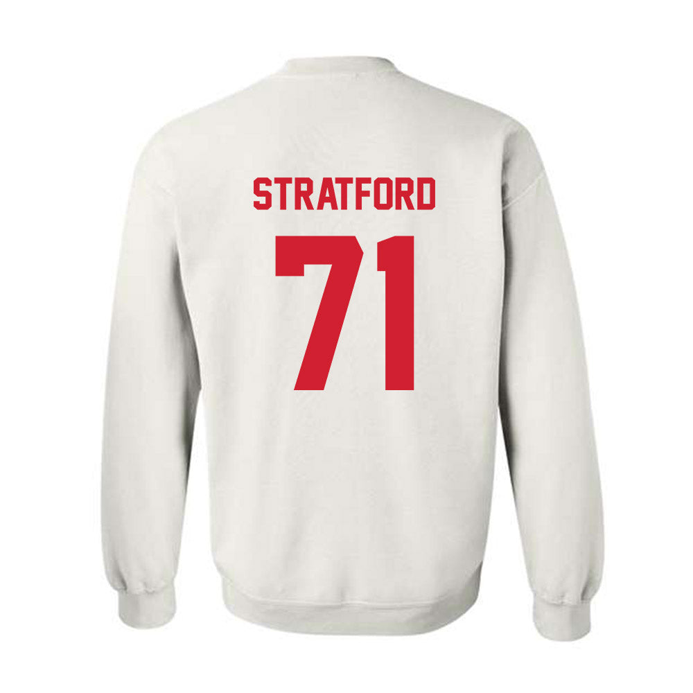 Arkansas State - NCAA Football : Chace Stratford - Classic Shersey Crewneck Sweatshirt-1