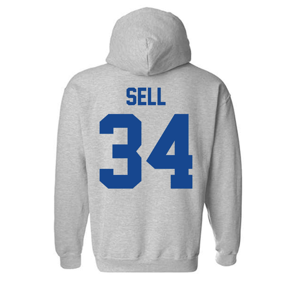 Grand Valley - NCAA Football : Keegan Sell - Classic Shersey Hooded Sweatshirt-1