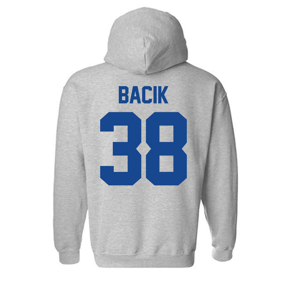 Grand Valley - NCAA Football : Mathew Bacik - Classic Shersey Hooded Sweatshirt-1