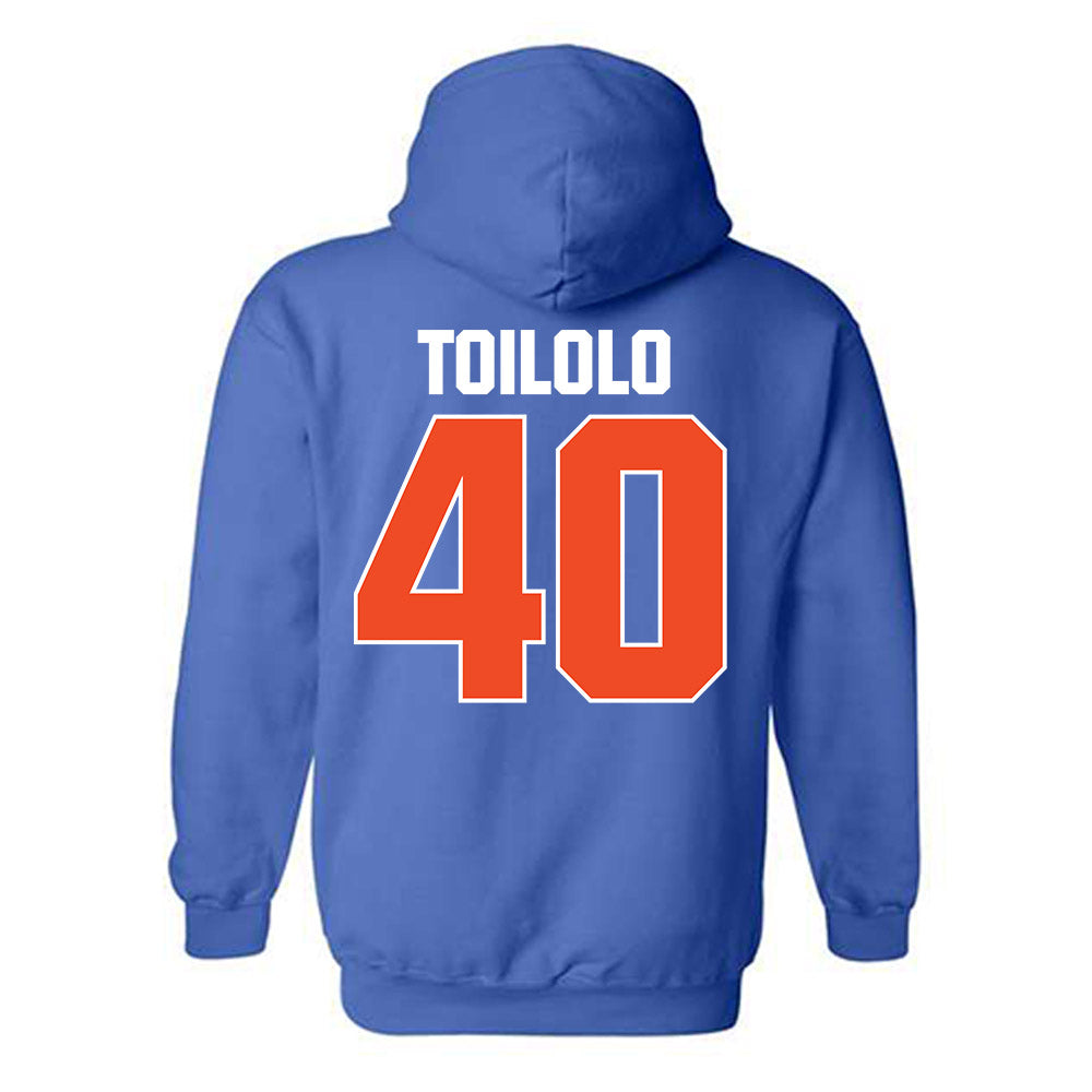 Boise State - NCAA Football : De'Shawn Toilolo - Sport Shersey Hooded Sweatshirt-1
