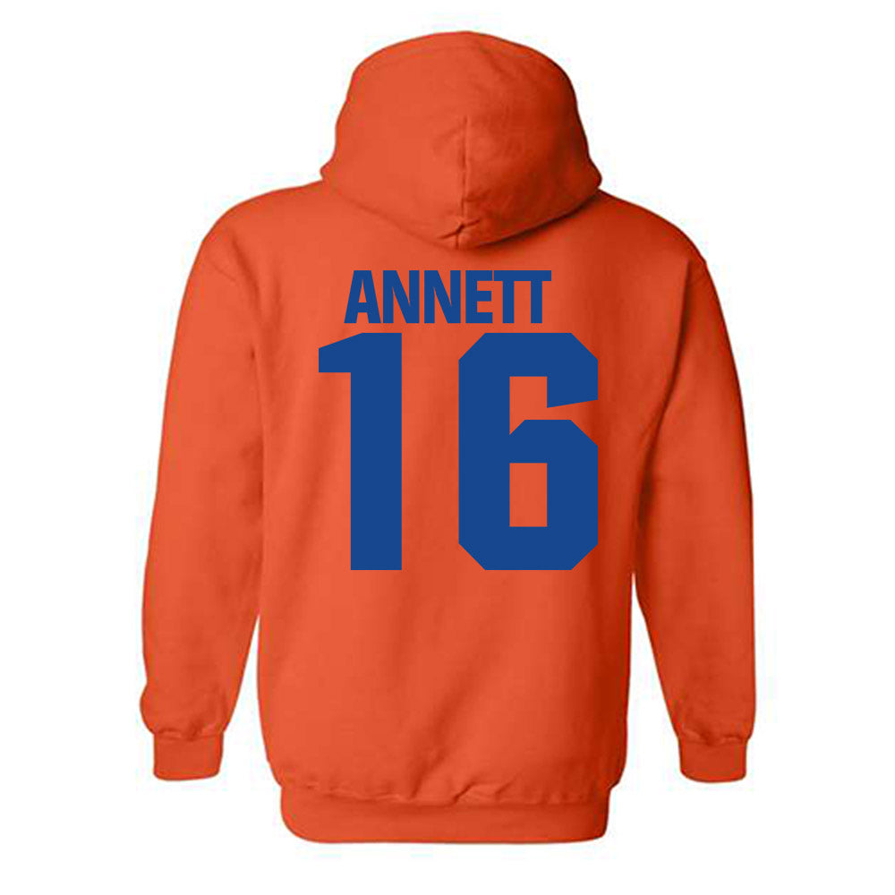 Boise State - NCAA Football : Kaleb Annett - Sport Shersey Hooded Sweatshirt