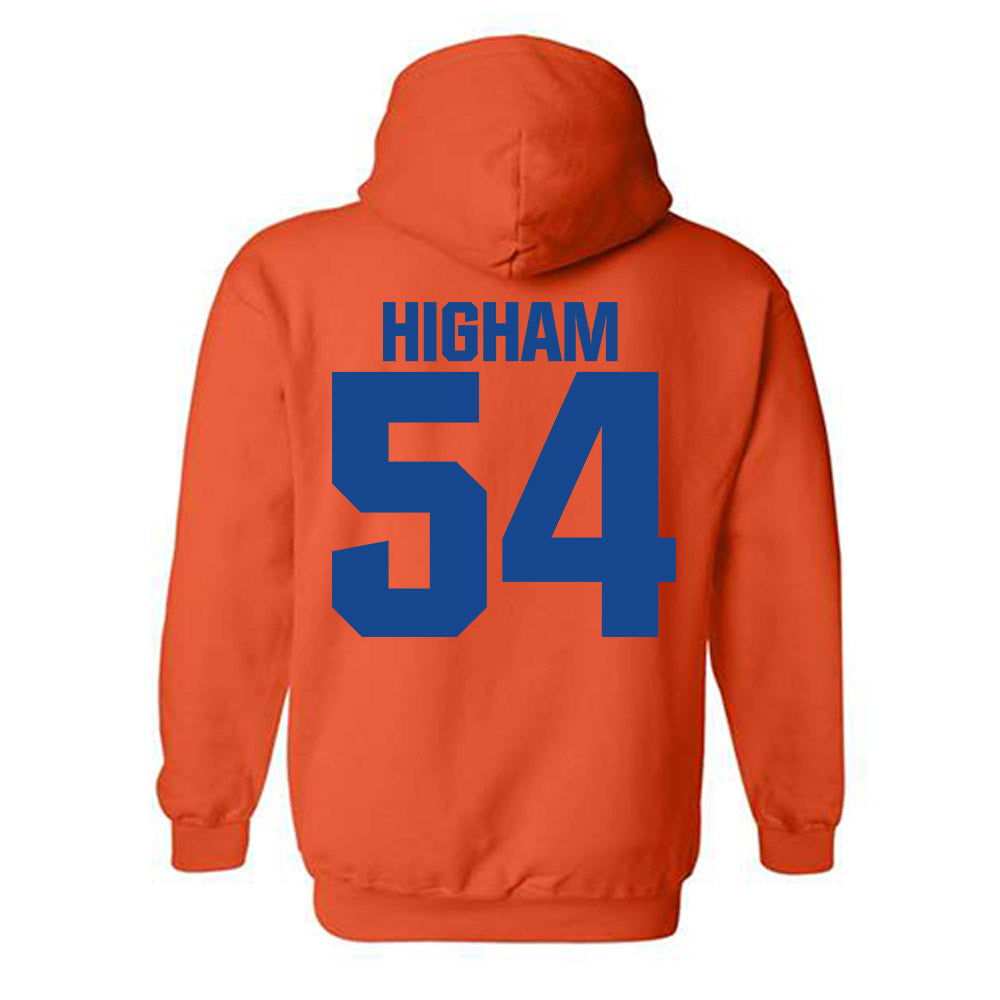 Boise State - NCAA Football : Hunter Higham - Sport Shersey Hooded Sweatshirt-1