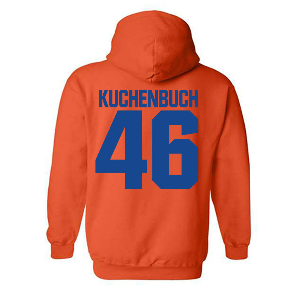 Boise State - NCAA Football : Carter Kuchenbuch - Sport Shersey Hooded Sweatshirt-1