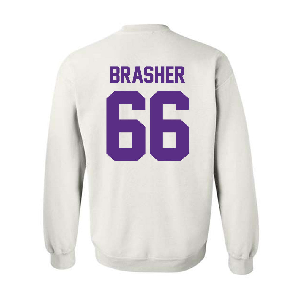 Furman - NCAA Football : Eli Brasher - Classic Shersey Crewneck Sweatshirt-1