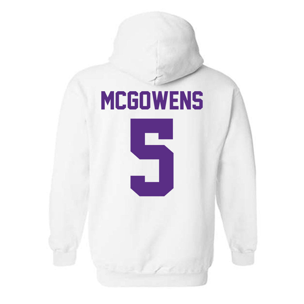Furman - NCAA Women's Basketball : Raina McGowens - Classic Shersey Hooded Sweatshirt-1