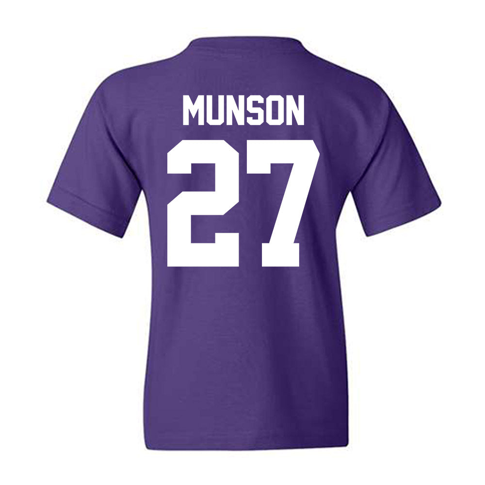 Furman - NCAA Men's Soccer : Luke Munson - Classic Shersey Youth T-Shirt-1