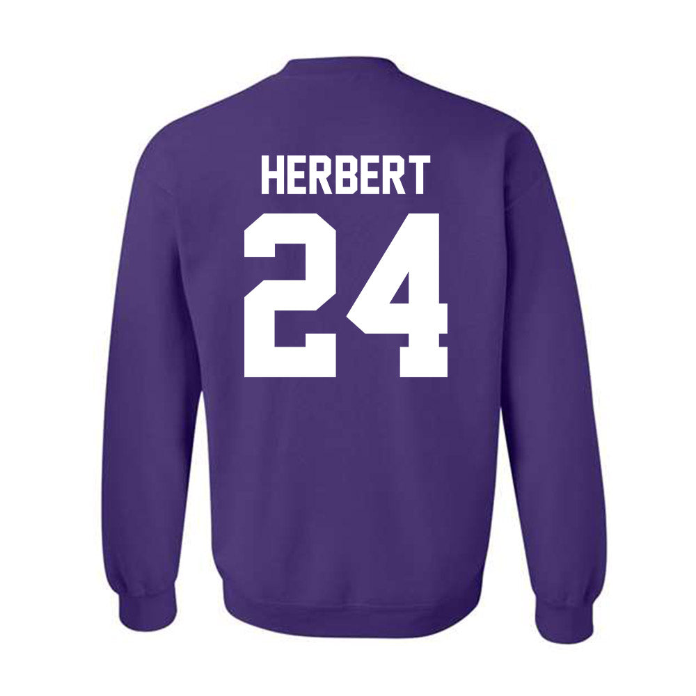 Furman - NCAA Football : Raleigh Herbert - Classic Shersey Crewneck Sweatshirt-1