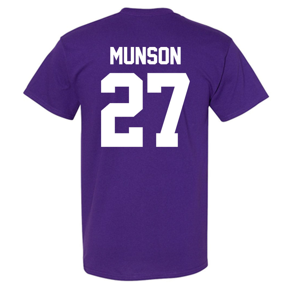 Furman - NCAA Men's Soccer : Luke Munson - Classic Shersey T-Shirt-1