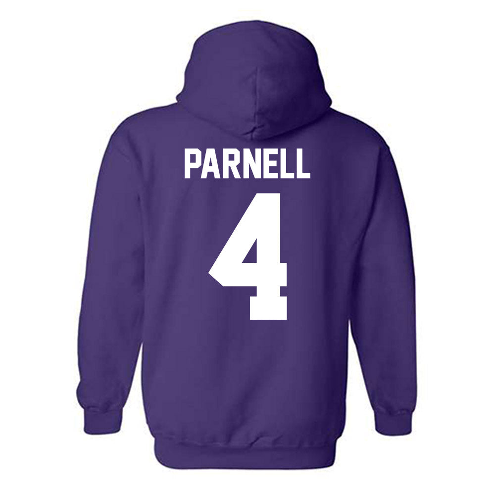 Furman - NCAA Women's Basketball : Kyraha Parnell - Classic Shersey Hooded Sweatshirt-1