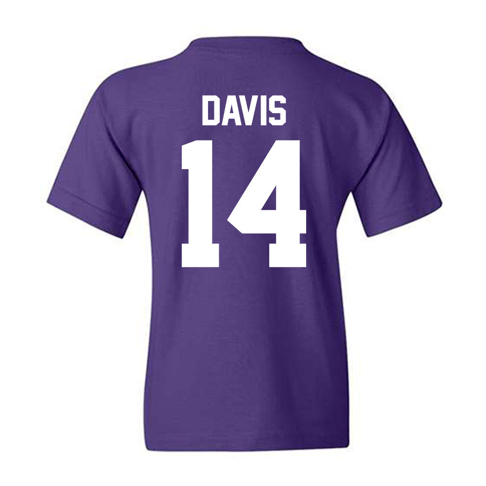 Furman - NCAA Football : Isaiah Davis - Classic Shersey Youth T-Shirt-1
