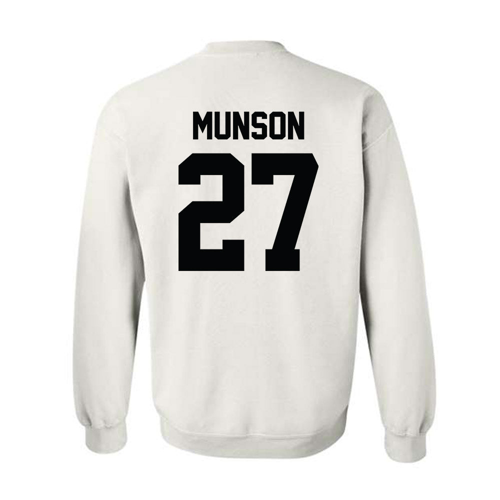 Furman - NCAA Men's Soccer : Luke Munson - Classic Shersey Crewneck Sweatshirt-1