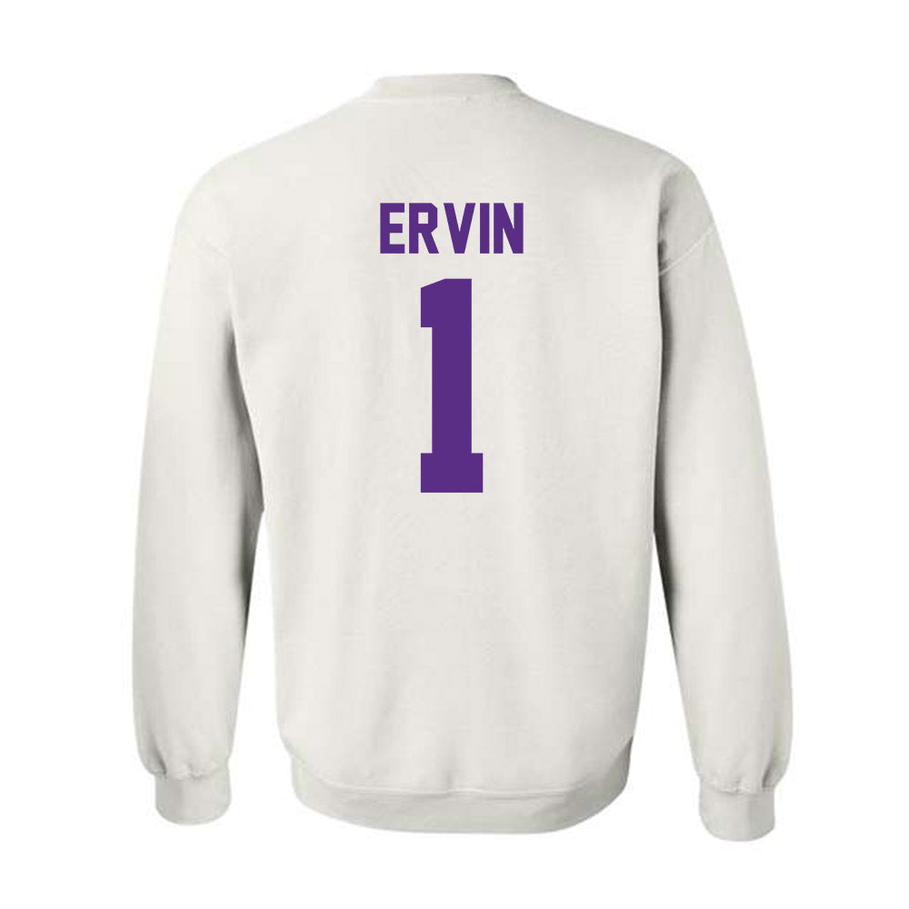 Furman - NCAA Women's Basketball : Alyssa Ervin - Classic Shersey Crewneck Sweatshirt-1