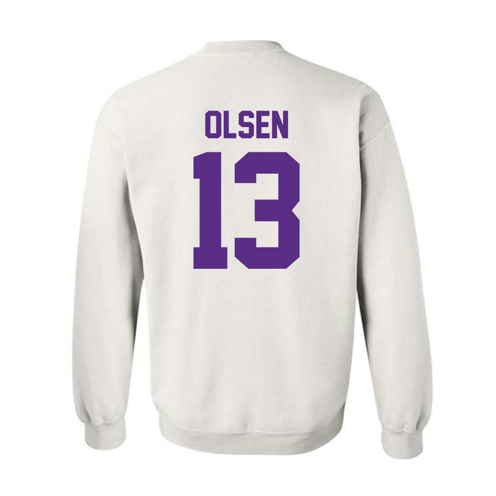 Furman - NCAA Football : Ian Olsen - Classic Shersey Crewneck Sweatshirt-1