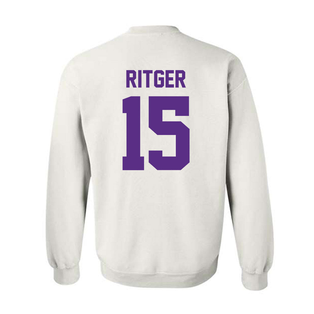 Furman - NCAA Men's Basketball : Owen Ritger - Classic Shersey Crewneck Sweatshirt-1