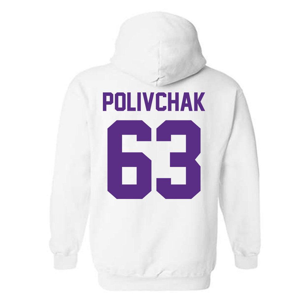 Furman - NCAA Football : Chase Polivchak - Classic Shersey Hooded Sweatshirt-1