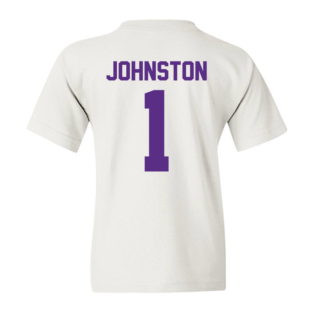 Furman - NCAA Men's Basketball : Charles Johnston - Classic Shersey Youth T-Shirt-1