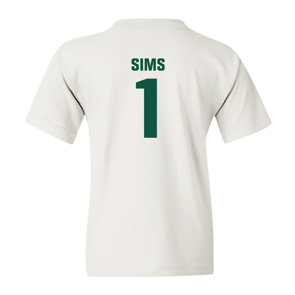 William & Mary - NCAA Football : Tariq Sims - Youth T-Shirt-1