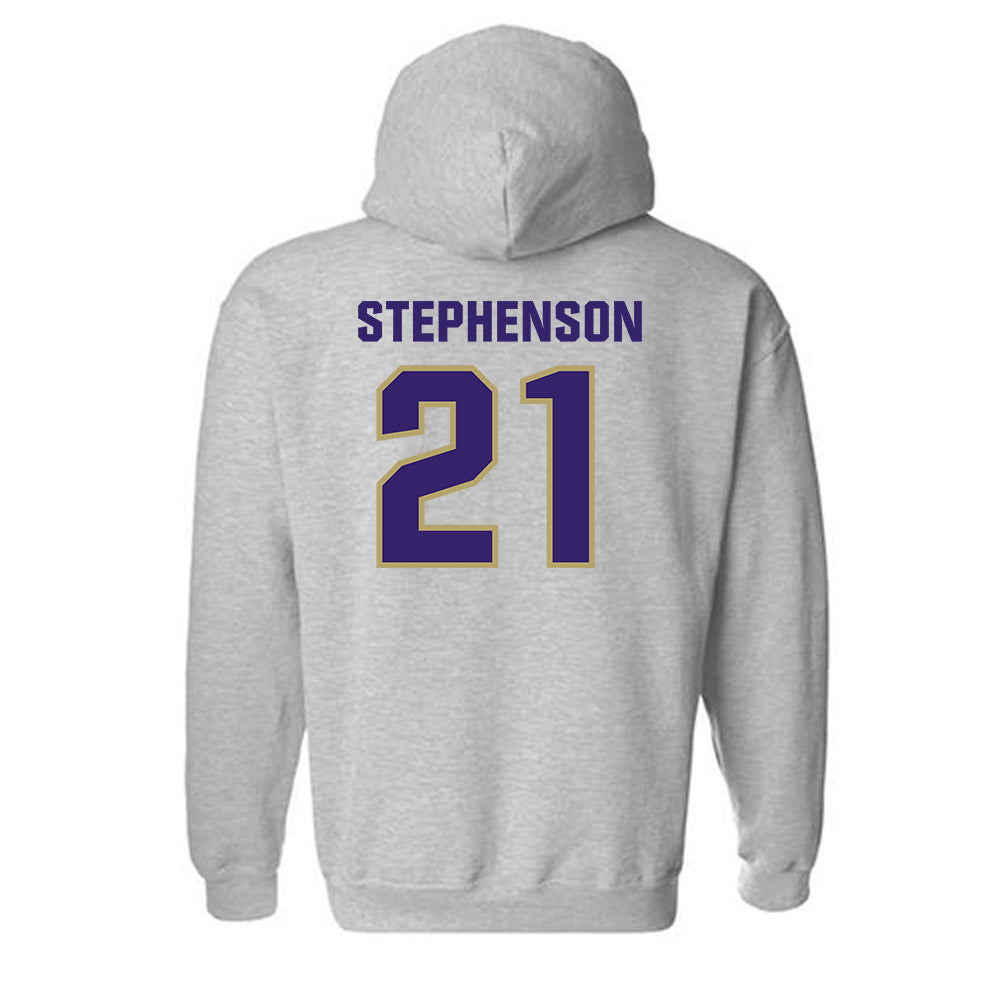 JMU - NCAA Women's Basketball : Zakiya Stephenson - Classic Shersey Hooded Sweatshirt-1