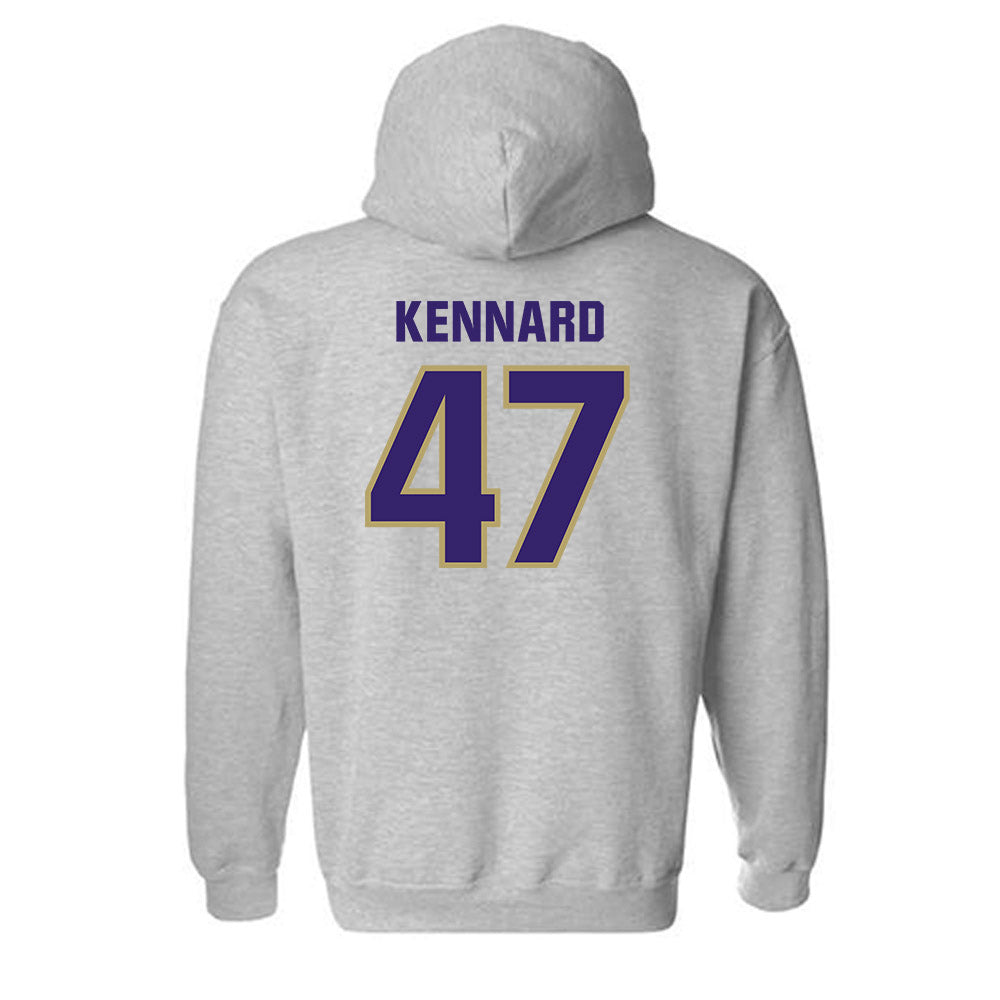 JMU - NCAA Football : Josiah Kennard - Classic Shersey Hooded Sweatshirt-1