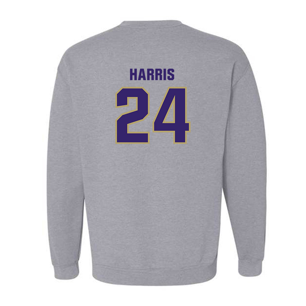 JMU - NCAA Football : Phillip Harris - Classic Shersey Crewneck Sweatshirt-1