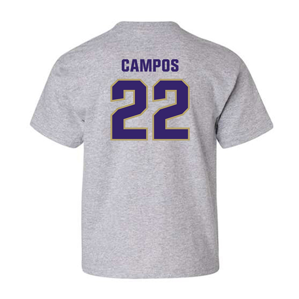 JMU - NCAA Baseball : Trey Campos - Classic Shersey Youth T-Shirt-1