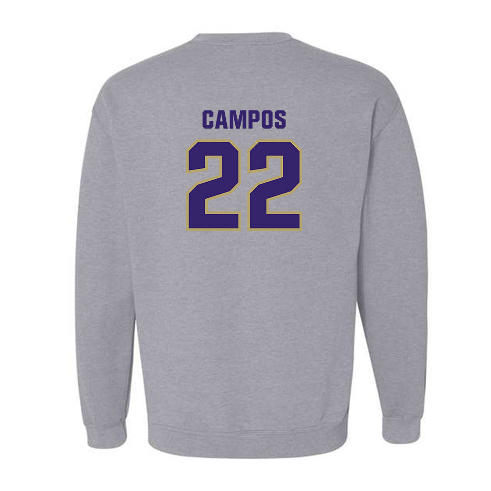 JMU - NCAA Baseball : Trey Campos - Classic Shersey Crewneck Sweatshirt-1