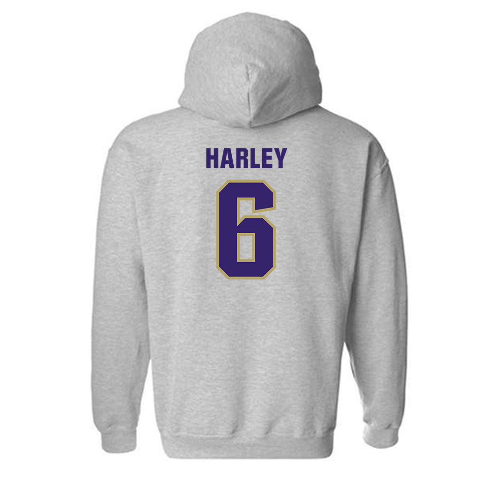 JMU - NCAA Football : Chantz Harley - Classic Shersey Hooded Sweatshirt-1