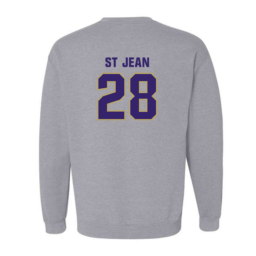 JMU - NCAA Softball : Lisey St Jean - Classic Shersey Crewneck Sweatshirt-1
