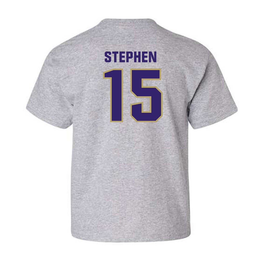 JMU - NCAA Men's Basketball : Joshua Stephen - Classic Shersey Youth T-Shirt-1