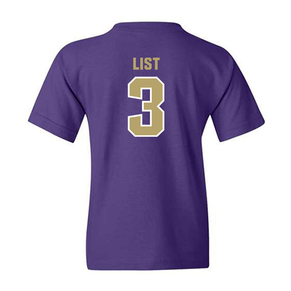 JMU - NCAA Softball : Payton List - Classic Shersey Youth T-Shirt-1