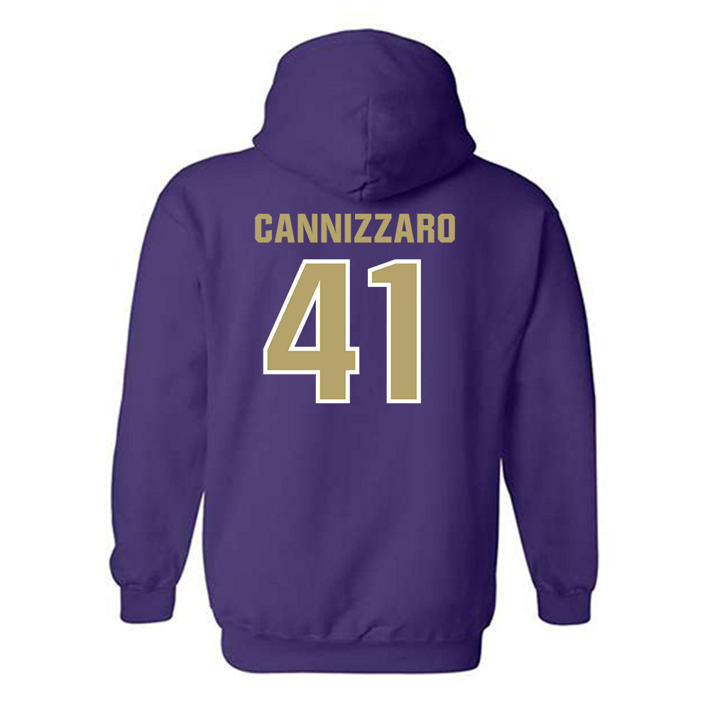 JMU - NCAA Baseball : Jack Cannizzaro - Classic Shersey Hooded Sweatshirt-1