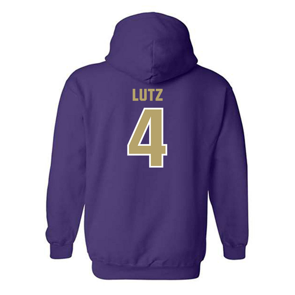 JMU - NCAA Baseball : Tyler Lutz - Classic Shersey Hooded Sweatshirt-1