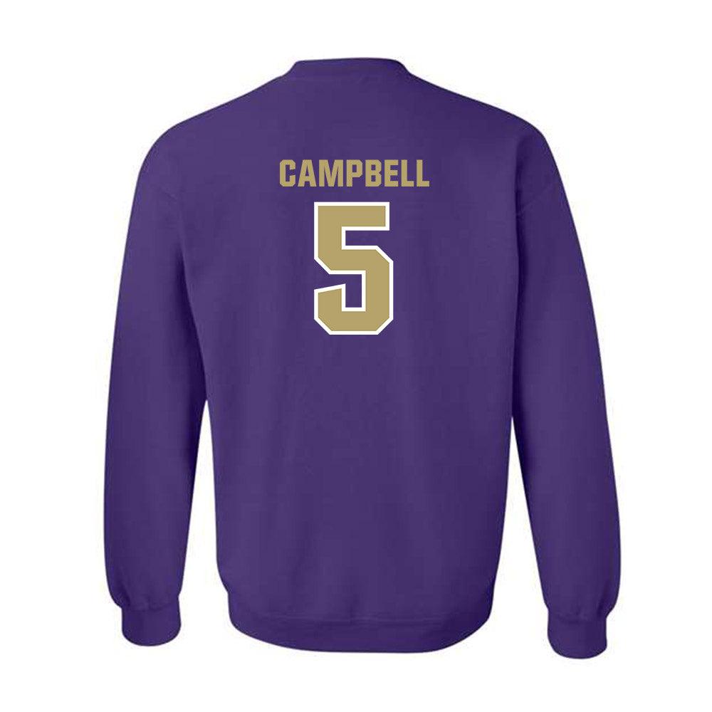 JMU - NCAA Baseball : Wyatt Campbell - Classic Shersey Crewneck Sweatshirt-1