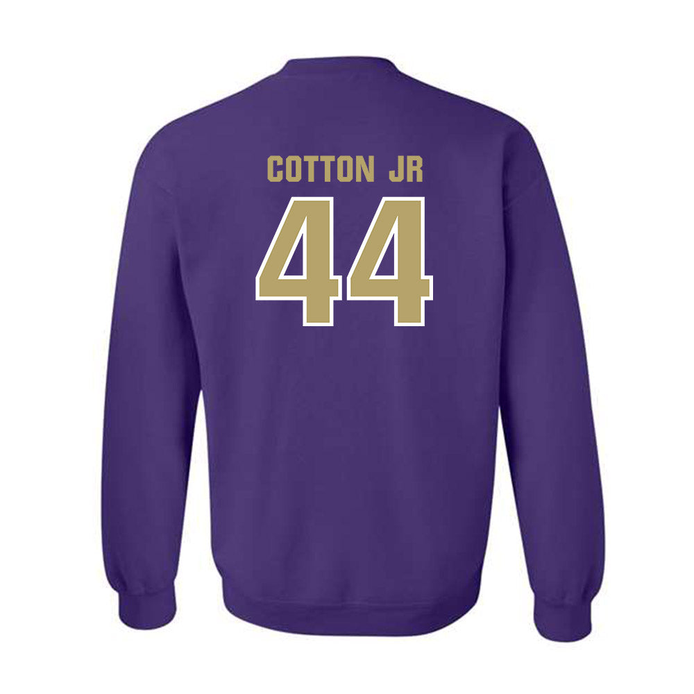 JMU - NCAA Football : DJ Cotton Jr - Classic Shersey Crewneck Sweatshirt-1