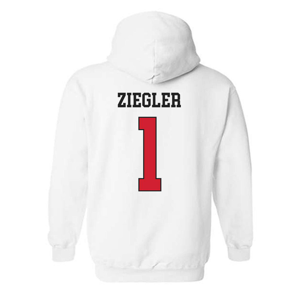 Illinois State - NCAA Women's Volleyball : Ruth Ziegler - Classic Shersey Hooded Sweatshirt-1