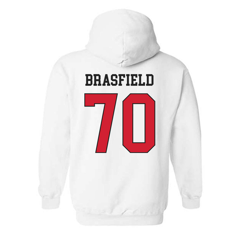 Illinois State - NCAA Football : Logan Brasfield - Classic Shersey Hooded Sweatshirt-1