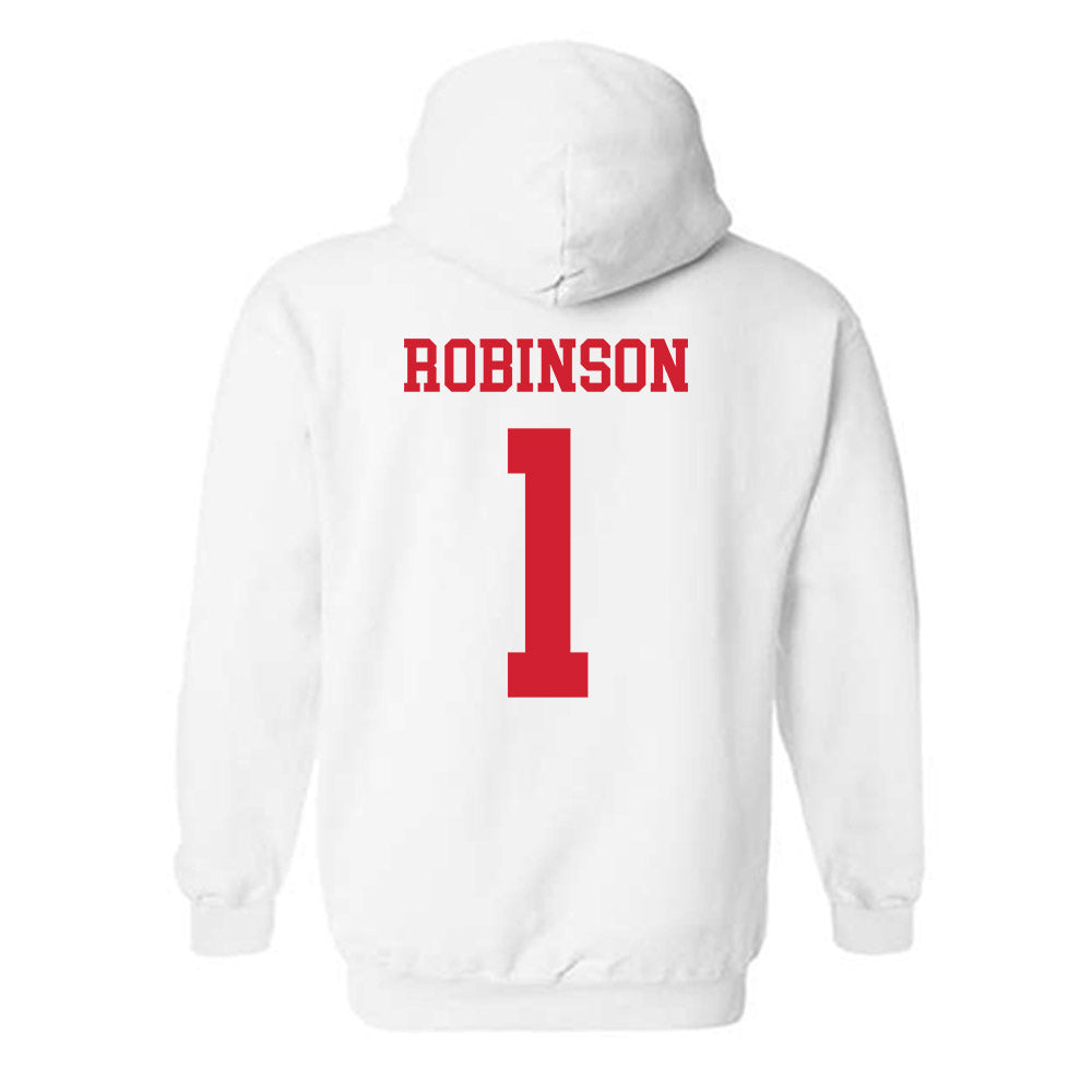 Illinois State - NCAA Baseball : Shai Robinson - Classic Shersey Hooded Sweatshirt-1