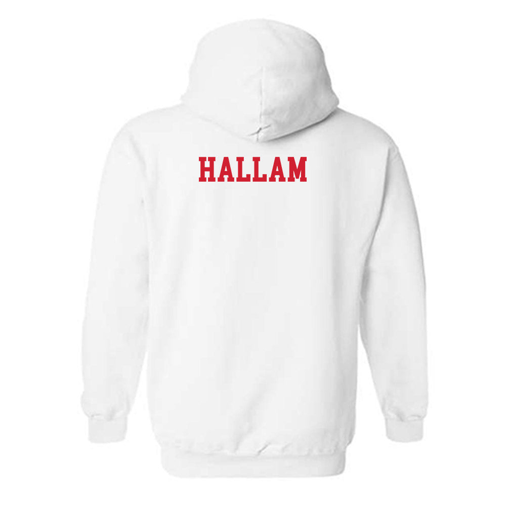 Illinois State - NCAA Men's Track & Field : Rex Hallam - Classic Shersey Hooded Sweatshirt-1
