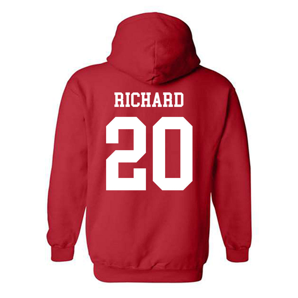 Illinois State - NCAA Football : CJ Richard - Classic Shersey Hooded Sweatshirt-1
