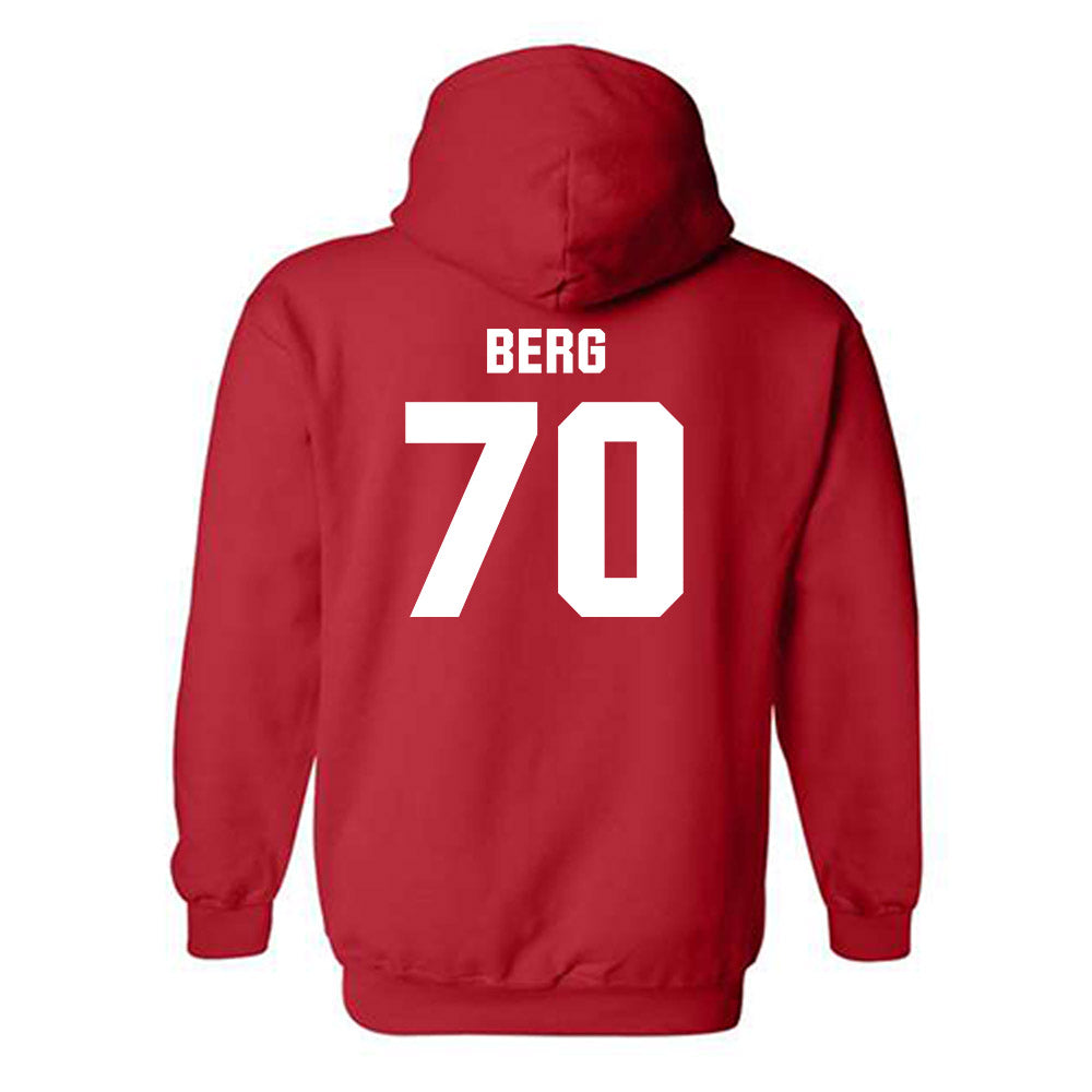 Lamar - NCAA Football : Tyric Berg - Classic Shersey Hooded Sweatshirt-3