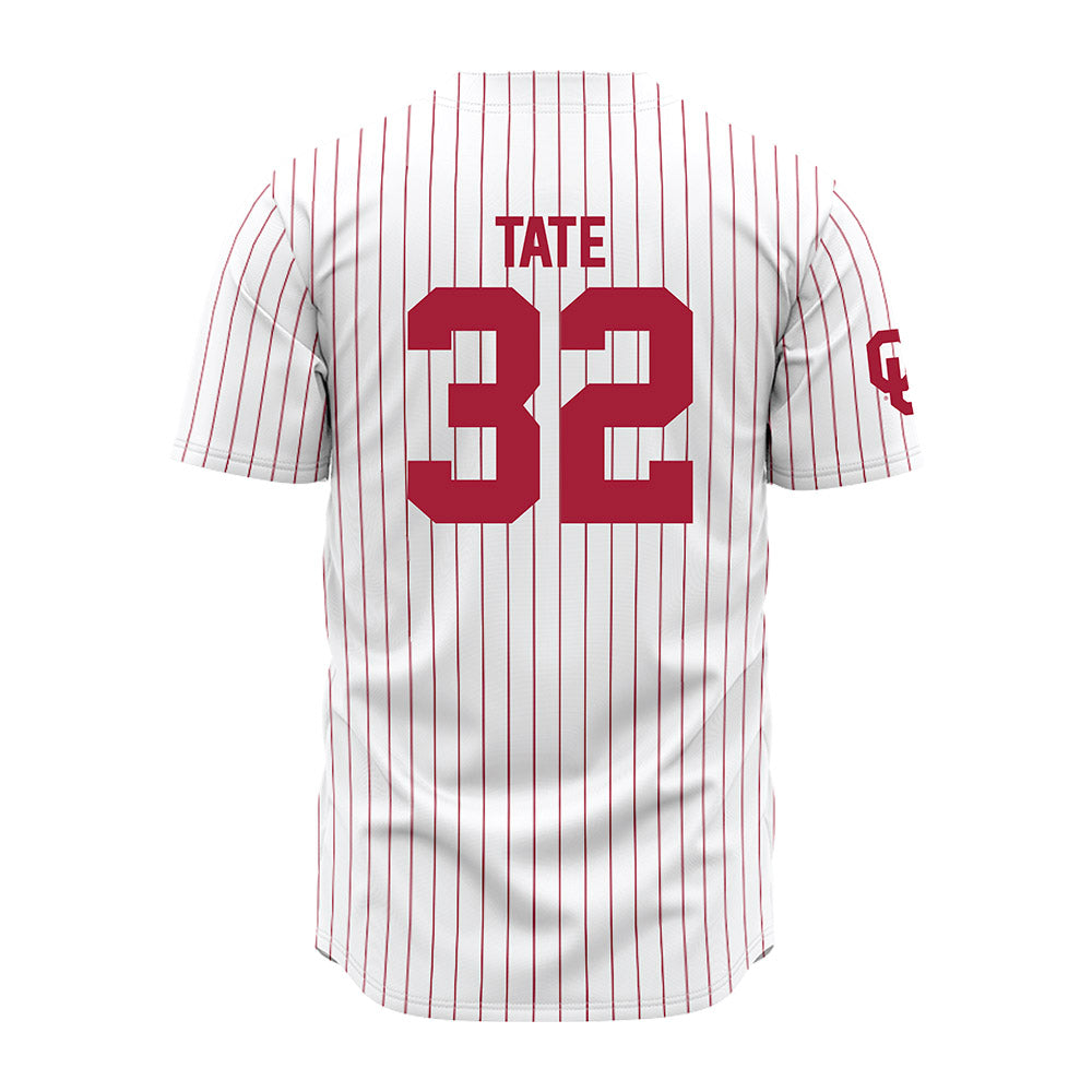 - NCAA Baseball : Dylan Tate - Pinstripe Jersey-1