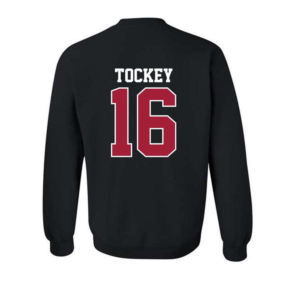 Oklahoma - NCAA Baseball : Dayton Tockey - Fashion Shersey Crewneck Sweatshirt-1