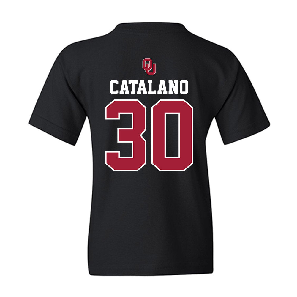 Oklahoma - NCAA Baseball : Michael Catalano - Fashion Shersey Youth T-Shirt-1