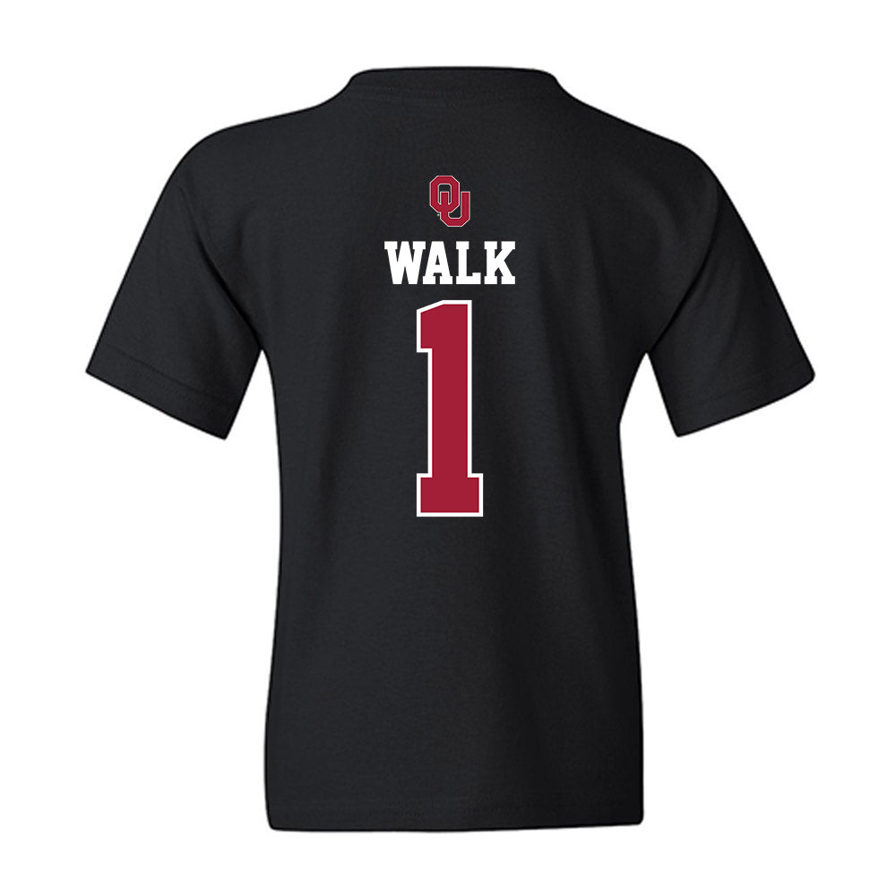 Oklahoma - NCAA Baseball : Jason Walk - Fashion Shersey Youth T-Shirt-1